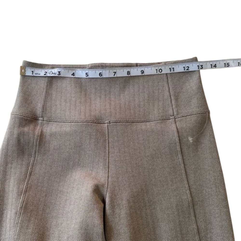 😁Athleta Delancey Herringbone Tight Gray Leggings Back Pockets Size XS - Picture 10 of 12